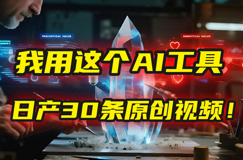 别再真人出镜了！我用这个AI工具，1张照片就能日产30条原创视频！-码豆资源站