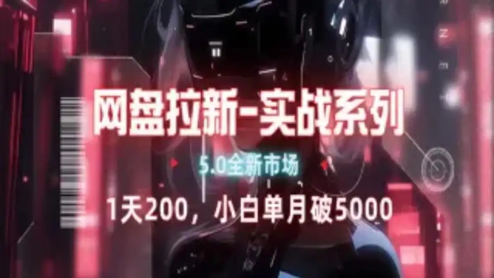 网盘拉新注册渠道和拉新步骤+细节技巧-码豆资源站