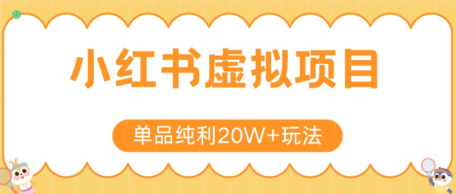 小红书卖虚拟产品，单品纯利20W+玩法分享（4节系列课程）-码豆资源站